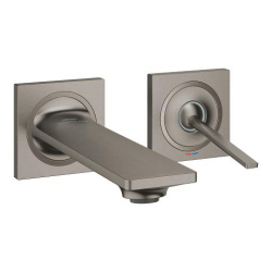 Grohe Allure Duvardan Ankastre Lavabo Bataryası (Sıva Üstü Grubu), Fırçalı Sert Grafit - 19309AL2 - GROHE