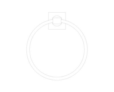 Grohe Allure Halka Havluluk, Paslanmaz Çelik - 40339DC1 - 2