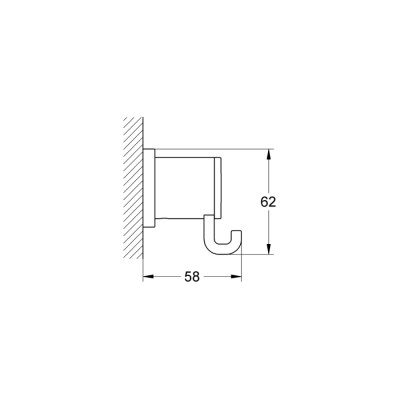 Grohe Allure Havlu/Bornoz Askılığı - 40284000 - 2