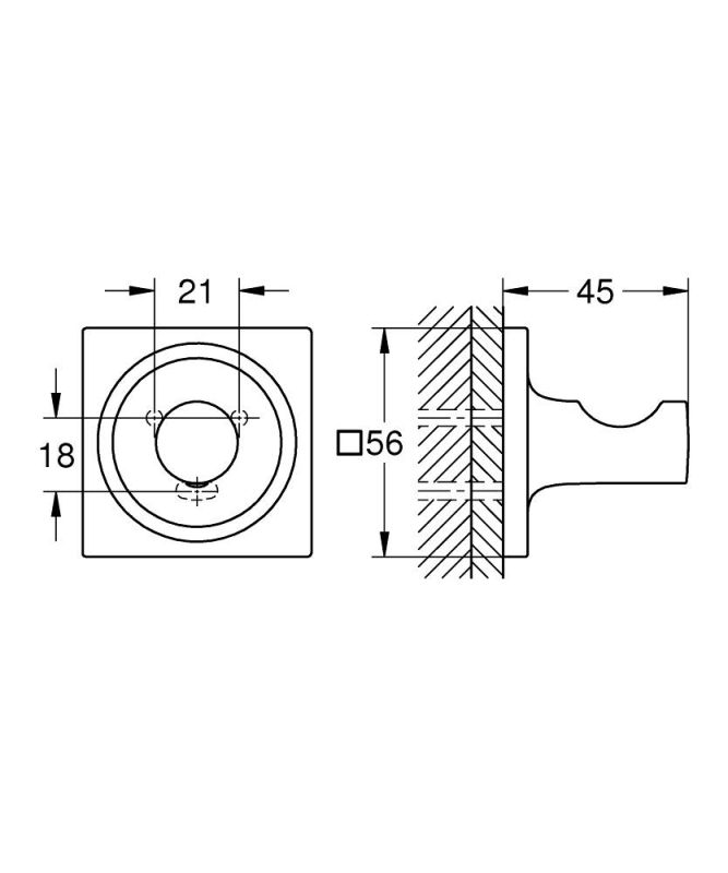 Grohe Allure Havlu/Bornoz Askısı, Fırçalı Sert Grafit - 40284AL1 - 4