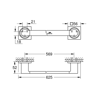 Grohe Allure Havluluk - 40341001 - 2