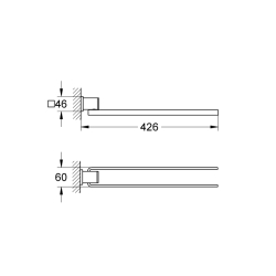 Grohe Allure Havluluk - 40342000 - 2