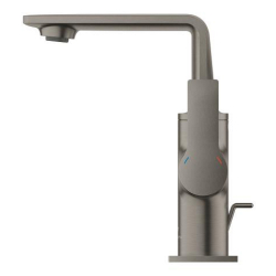 Grohe Allure Lavabo Bataryası, Fırçalı Sert Grafit, Sifon Kumandalı - 32757AL1 - 2