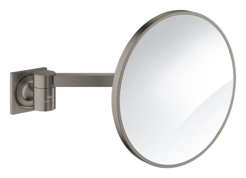 Grohe Allure Makyaj ve Tıraş Aynası, Fırçalı Sert Grafit - 40967AL1 - 1
