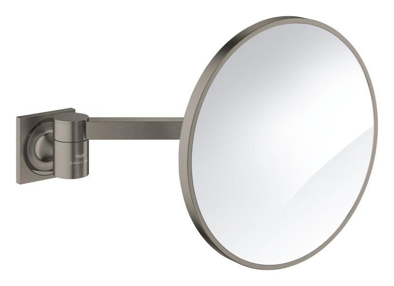 Grohe Allure Makyaj ve Tıraş Aynası, Fırçalı Sert Grafit - 40967AL1 - 1