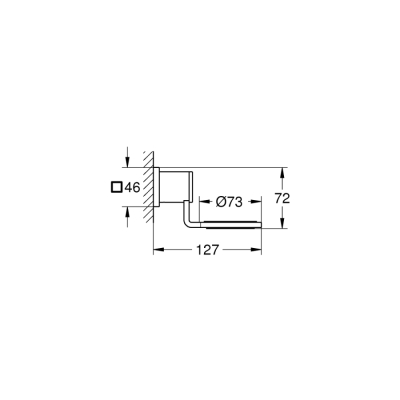 Grohe Allure Sabunluk Tutacağı - 40278000 - 2