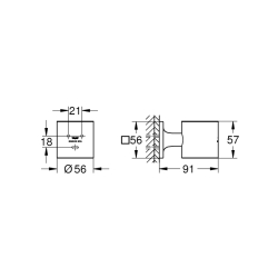 Grohe Allure Sabunluk Tutacağı - 40278001 - 2