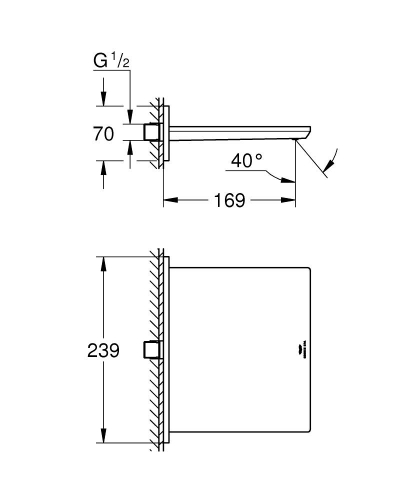 Grohe Allure Şelale Çıkış Ucu - 13317001 - 4