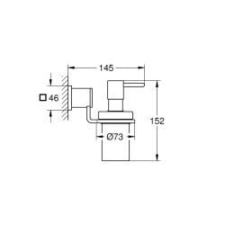 Grohe Allure Sıvı Sabunluk - 40363000 - 2