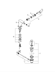 Grohe Allure Tek Kumandalı Bide Bataryası - 24160DL1 - 2