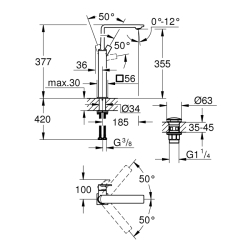 Grohe Allure Tek Kumandalı Lavabo Bataryası
Xl - Boyut - 23403001 - 2