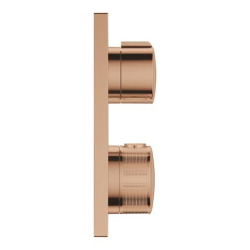 Grohe Allure Termostatik Ankastre Banyo ve Duş Bataryası (Sıva Üstü Grubu), 2 Yollu, Bakır - 19446DA2 - 2