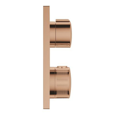 Grohe Allure Termostatik Ankastre Banyo ve Duş Bataryası (Sıva Üstü Grubu), 2 Yollu, Bakır - 19446DA2 - 2