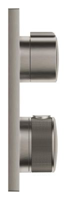 Grohe Allure Termostatik Ankastre Banyo ve Duş Bataryası (Sıva Üstü Grubu), 2 Yollu, Fırçalı Sert Grafit - 29181AL2 - 2