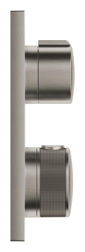 Grohe Allure Termostatik Ankastre Banyo ve Duş Bataryası (Sıva Üstü Grubu), 2 Yollu, Fırçalı Sert Grafit - 29181AL2 - 3