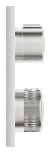 Grohe Allure Termostatik Ankastre Banyo ve Duş Bataryası (Sıva Üstü Grubu), 2 Yollu, Paslanmaz Çelik - 19446DC2 - 3