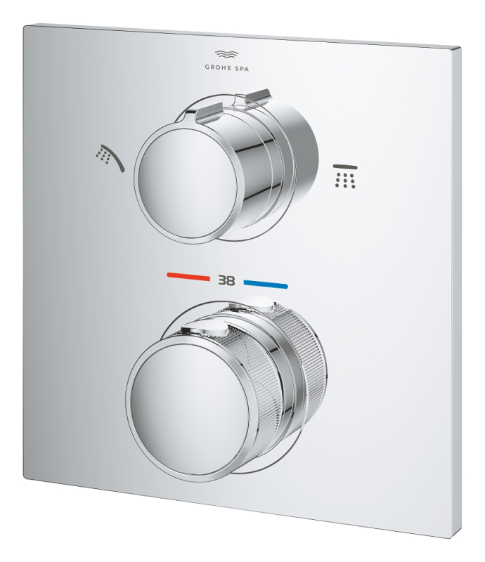 Grohe Allure Thermostat For Concealed İnstallation With 2 - Way Diverter Head Shower/Hand Shower - 29181002 - 4