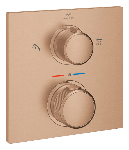 Grohe Allure Thermostat For Concealed İnstallation With 2 - Way Diverter Head Shower/Hand Shower - 29181DL2 