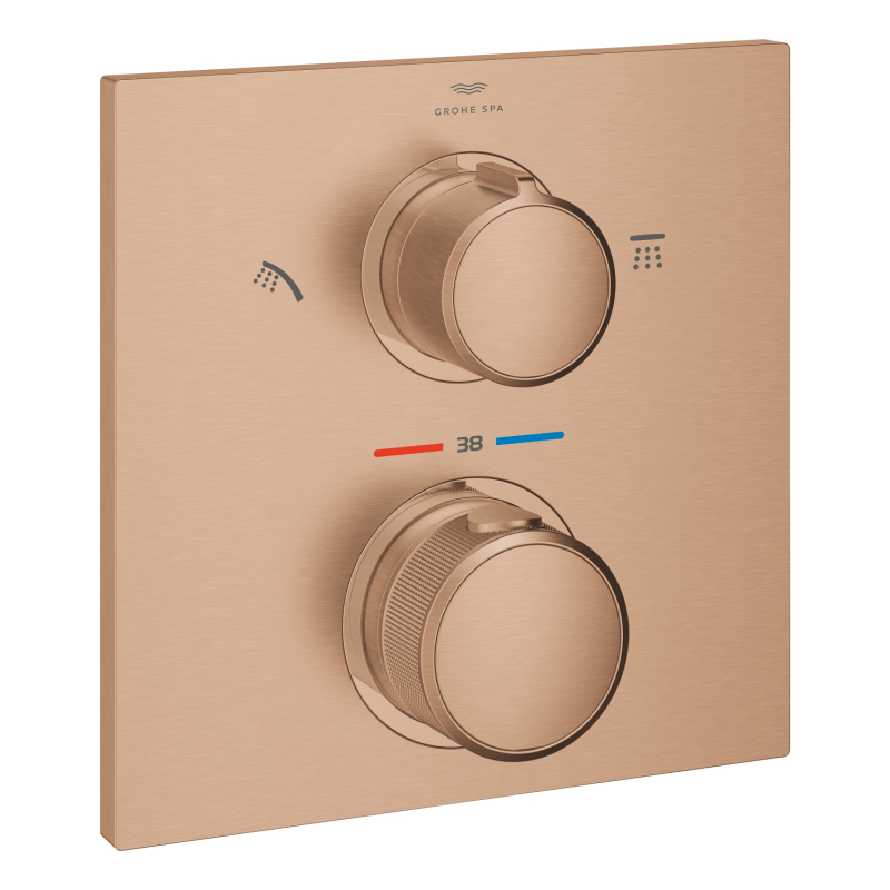 Grohe Allure Thermostat For Concealed İnstallation With 2 - Way Diverter Head Shower/Hand Shower - 29181DL2 - 2