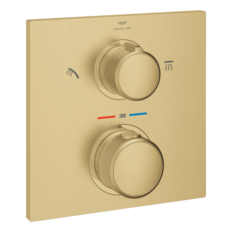 Grohe Allure Thermostat For Concealed İnstallation With 2 - Way Diverter Head Shower/Hand Shower - 29181GN2 - 2