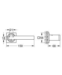 Grohe Allure Tuvalet Kağıtlığı, Kapaksız, Altın - 40279GL1 - 2
