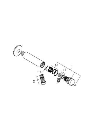 Grohe Allure Tuvalet Kağıtlığı, Kapaksız, Altın - 40279GL1 - 3