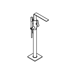 Grohe Allure Yerden Küvet Bataryası - 25222DL1 - 3