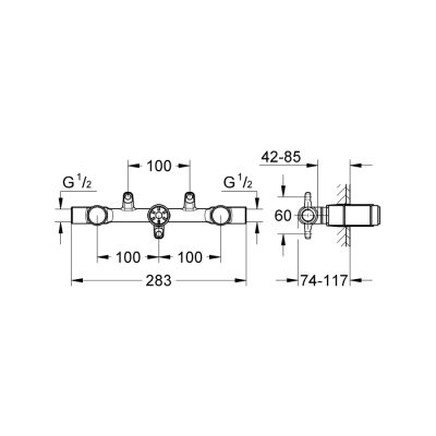 Grohe Ankastre İç Gövde - 29025000 - 2