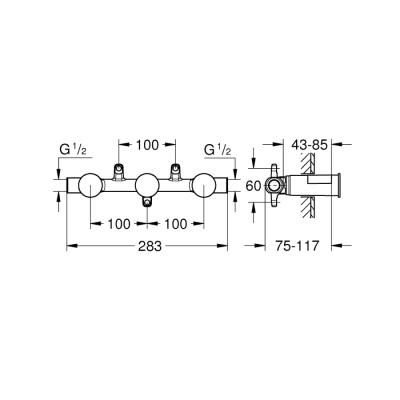 Grohe Ankastre İç Gövde - 29025002 - 2