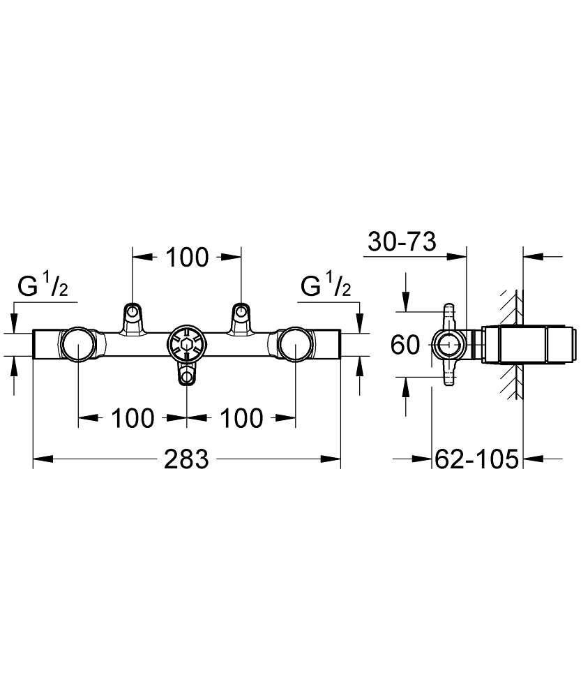 Grohe Ankastre İç Gövde - 32706000 - 3
