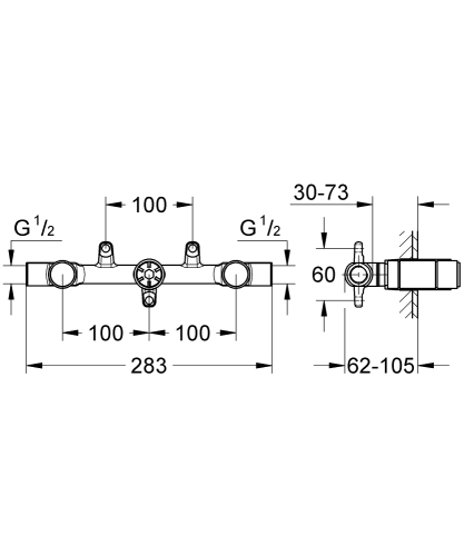 Grohe Ankastre İç Gövde - 32706000 - 3