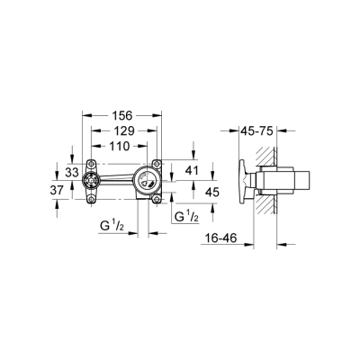 Grohe Ankastre İç Gövde - 33769000 - 2