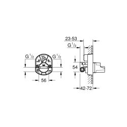 Grohe Ankastre İç Gövde - 33964000 - 2