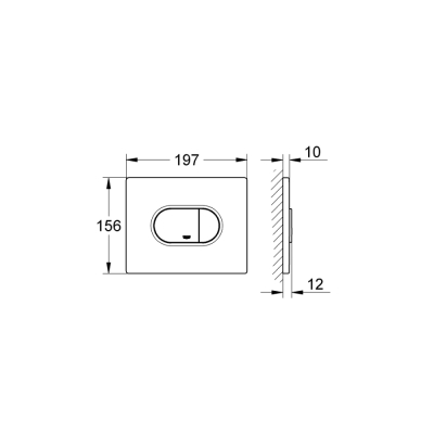 Grohe Arena Cosmopolitan Kumanda Paneli - 38858P00 - 2