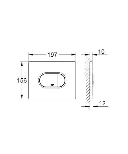 Grohe Arena Cosmopolitan Kumanda Paneli - 38858P00 - 3