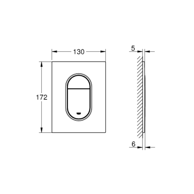 Grohe Arena Cosmopolitan S Kumanda Paneli - 37624000 - 2