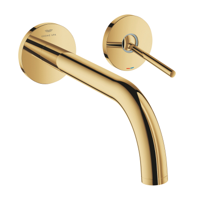 Grohe Atrio 2 Delikli Ankastre Lavabo Bataryası, (Sıva Üstü Grubu), Altın - 29406GL0 - 1