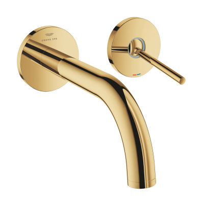 Grohe Atrio 2 Delikli Ankastre Lavabo Bataryası, (Sıva Üstü Grubu), Altın - 29410GL0 - 1