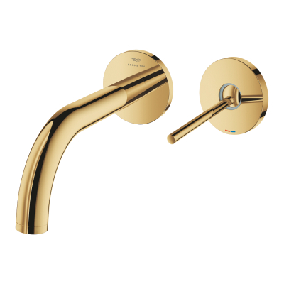 Grohe Atrio 2 Delikli Ankastre Lavabo Bataryası, (Sıva Üstü Grubu), Altın - 29410GL0 - 2