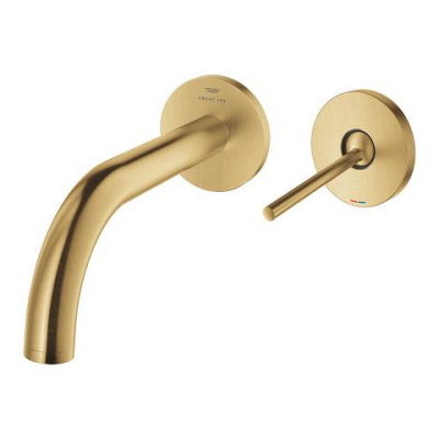 Grohe Atrio 2 Delikli Ankastre Lavabo Bataryası, (Sıva Üstü Grubu), Fırçalı Altın - 29410GN0 - 2