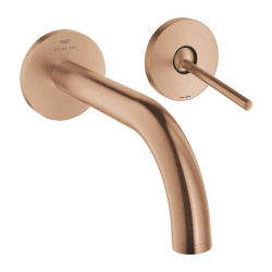 Grohe Atrio 2 Delikli Ankastre Lavabo Bataryası, (Sıva Üstü Grubu), Fırçalı Bakır - 29410DL0 - 1