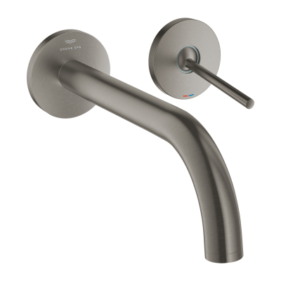 Grohe Atrio 2 Delikli Ankastre Lavabo Bataryası, (Sıva Üstü Grubu), Fırçalı Sert Grafit - 29406AL0 - 1