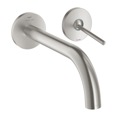 Grohe Atrio 2 Delikli Ankastre Lavabo Bataryası, (Sıva Üstü Grubu), Paslanmaz Çelik - 29406DC0 - 1