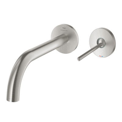 Grohe Atrio 2 Delikli Ankastre Lavabo Bataryası, (Sıva Üstü Grubu), Paslanmaz Çelik - 29406DC0 - 2