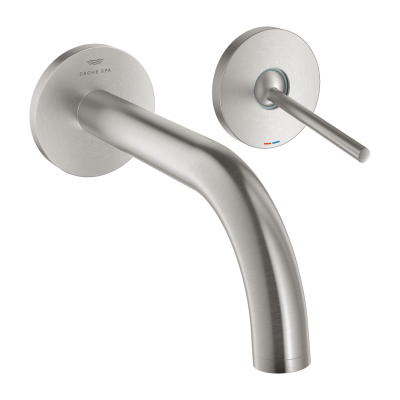 Grohe Atrio 2 Delikli Ankastre Lavabo Bataryası, (Sıva Üstü Grubu), Paslanmaz Çelik - 29410DC0 - 1