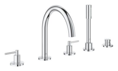 Grohe Atrio 5 Delikli Ankastre Küvet Bataryası (Sıva Üstü Grubu) - 29407000 - 1