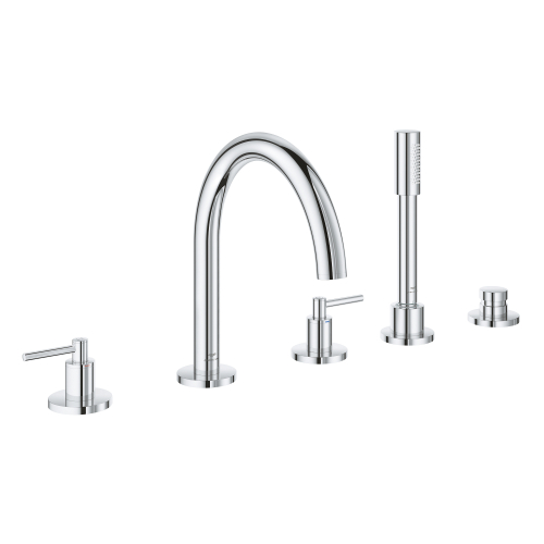 Grohe Atrio 5 Delikli Ankastre Küvet Bataryası (Sıva Üstü Grubu) - 29407000 - 2
