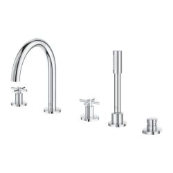 Grohe Atrio 5 Delikli Ankastre Küvet Bataryası (Sıva Üstü Grubu) - 29408000 - GROHE