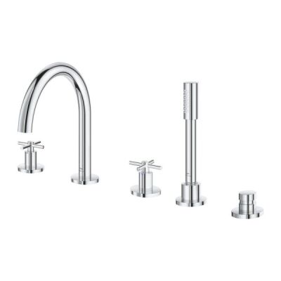 Grohe Atrio 5 Delikli Ankastre Küvet Bataryası (Sıva Üstü Grubu) - 29408000 - 1