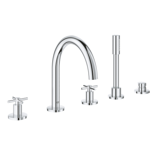 Grohe Atrio 5 Delikli Küvet Bataryası - 19923003 - 2